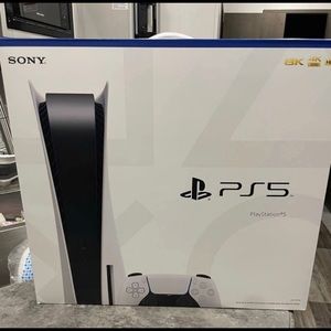 PS5 consoles (2). Disc version w/ Extra controller and a game.